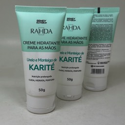 Cosmétic Product by embatek Ltda, São Paulo Brazil Creme Mão RahdaHidratante Labial